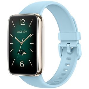 Voor Xiaomi Mi Band 7 Pro Original Xiaomi Silicone Watch Band (Blue)