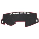 Donker Mat auto Dashboard Cover auto licht Pad instrumentenpaneel zonnebrandcrme voor 2014 Vios (Opgelet  het model en year)(Red)