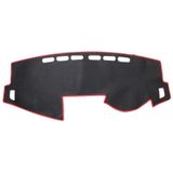 Donker Mat auto Dashboard Cover auto licht Pad instrumentenpaneel zonnebrandcrme voor 2014 Vios (Opgelet  het model en year)(Red)