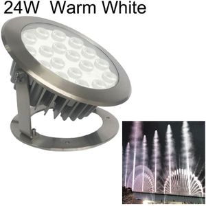 24W Square Park Landscape LED Underwater Light Pool Light (Warm White Light)