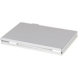 2 x 3-in-1 Memory Card beschermende Case Box voor SD-kaart  grootte: 93mm (L) x 62mm (W) x 10mm (H)(Silver)