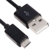 Micro USB Poort USB Data Kabel voor Nokia  Sony Ericsson  Samsung Galaxy S6 / S5 / S IV  LG  BlackBerry  HTC  Amazon  Lengte: 1 meter (zwart)