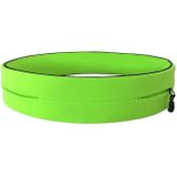 Onzichtbare Running Taille Bag Outdoor Sport Mobiele Telefoon Tas  Grootte: XL (Fluorescerend groen)