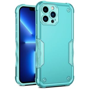 Antislip Armor Phone Case voor iPhone 13 Pro Max (Mint Green)