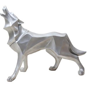 Nordic Animal Resin Handicraft Ornament (Silver)