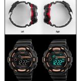 SKMEI 1243 Heren Sporthorloge Outdoor Waterproof Digitaal Horloge (Rood)