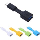 5 PCS USB-C / Type-C Man naar USB 3.0 Vrouwelijke OTG Adapter (Groen)