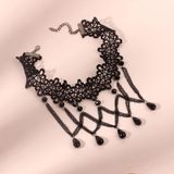 Fringe Kant Gothic Lolita Vintage Ketting  Stijl: 1534