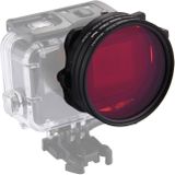 58mm geel + rood Paars duiken Lens Filter voor GoPro HERO 5