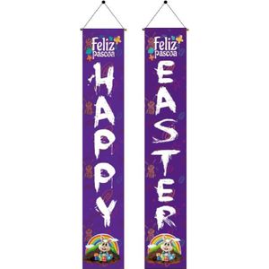 30x180cm Paasdeur Gordijn Opknoping Vlag Decoratie Holiday Party Banner (ss8341-fhjdl-1)