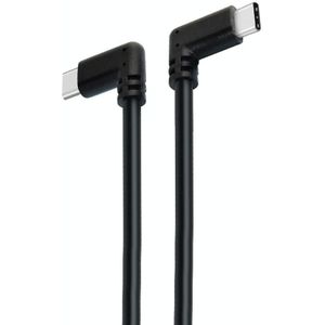 USB 3.2 Gen1 Type-C tot USB 3.2 Gen1 Type-C Dual Elbow VR Link-kabel voor Oculus Quest 1/2  Kabellengte: 3M