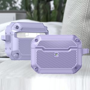 Shield Armor Shield Armor Waterdichte Wireless Oortelefoon Beschermhoes Voor Airpods Pro (Purple)