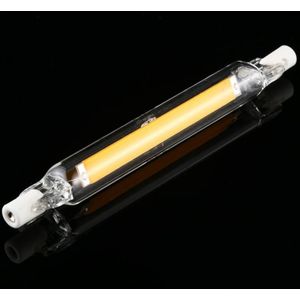 R7S 110V 13W 118mm COB LED-buisglasbuis vervanging Halogeen lamp spotlicht(3000K warm licht)