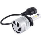 2 stks 9012 36W 4000lm 6000K auto LED koplamp met 2 COB lampen  DC 8-42V (wit licht)