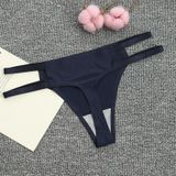 1346 Ice Silk naadloze string vrouwelijk sexy bikini-ondergoed met lage taille  maat: S