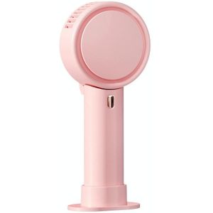 Roterende draagbare mini handheld bladloze ventilator  batterij capaciteit: 1200mAh (roze)