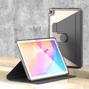 Voor Huawei MatePad T10 / T10S Clear 360 Rotation Stand Smart Leather Tablet Case