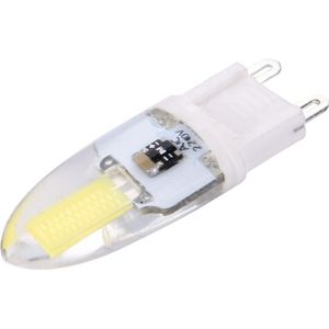 3W COB LED zaklamp  G9 300LM siliconen dimbaar SMD deze 1505 voor hallen / Office / Home  AC 220-240V(White Light)