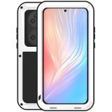 Voor Huawei P50 Pro Love Mei Metalen Schokbestendig Waterdicht Stofdicht Beschermende telefoonhoesje zonder Glass