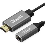 QGEEM QG-HD02 HDMI Single to Mini DP Converter