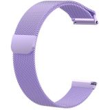 Voor Fitbit Versa Milanese Vervanging Pols Band Watchband  Size:L(Paars)