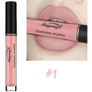 Vloeibare lippenstift matte make-up lip liner potlood waterdicht langdurige lip stick schoonheid matte lippenstift (1)