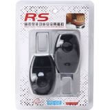 2 PC's RS-02 universele Car Seat Belt extensie gesp auto veiligheidsgordel Clip voertuig gemonteerde auto veiligheid dragen van de veiligheidsgordel gesp Clip(Black)