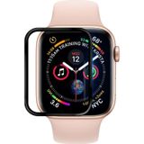 Voor Apple Watch 38mm zachte PET film volledige cover Screen Protector (zwart)