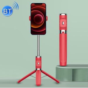 Integrated Reinforcement Keel Live Desktop Bluetooth Mobile Selfie Stick(China Red)