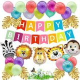5170 Bos Animal Theme Kinderen Verjaardag Decoratie Ballon Set