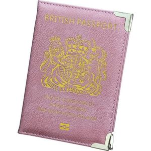 Britse paspoorthoes lederen metalen voeten paspoortbeschermingshoes