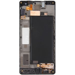 LCD-scherm en Digitizer met Frame voor Nokia Lumia 735 (zwart)
