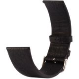 Kakapi voor Apple Watch 38mm Buffalo verbergen klassieke gesp lederen horlogeband  alleen gebruikt in combinatie met Connectors (S-AW-3291)(Black)