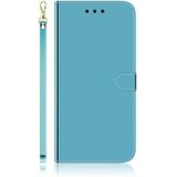 Voor Xiaomi Redmi Note 11e / Redmi 10 5G Imitated Mirror Surface Lederen Telefoonhoes