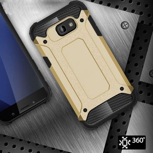 Voor de Galaxy A5 (2017) / A520 harde Armor TPU + PC combinatie Case (goud)