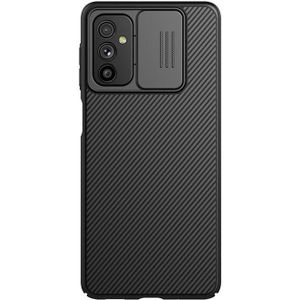 Voor Samsung Galaxy M52 5G Nillkin Black Mirror Series Camshield PC Phone Case (Black)