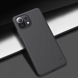 Voor Xiaomi Mi 11 Lite 5G / 4G NILLKIN Frosted Concave-convexe Texture PC Beschermhoes (Zwart)