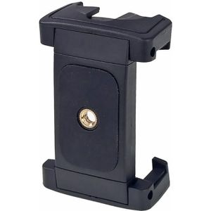 Xiletu Xj-12 Live Broadcast Bracket Fixing Clip Statief Mount Telefoonklem met 1/4 inch Schroefgaten & Koude schoenbasis