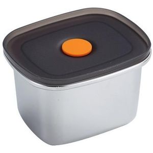 Koelkast fruit vers houdingsdoos 304 roestvrij staal verzegelde lunchbox  capaciteit: 450ml