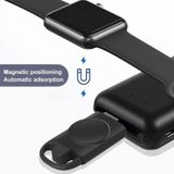 T09-A Dual USB draagbare draadloze smartwatch-oplader voor Apple Watch-serie
