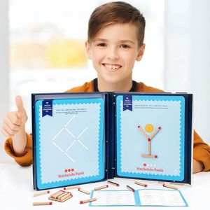 Kinderen Wiskundige Denken Training Matchsticks Puzzelspel Educatief Speelgoed