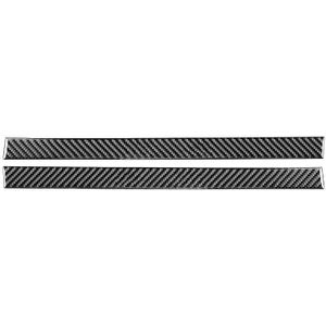 2 stks / set carbon fiber auto achteruitkijkspiegel anti-scratch strip decoratieve sticker voor TOYOTA TUNDRA 2014-2018  Links rechts rijden