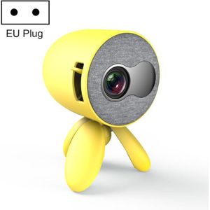 YG220 dezelfde schermversie kinderen projector mini led draagbare home luidspreker projector  plug type: EU-plug
