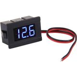 V33D 2 draden blauw licht display mini digitale spannings meter  meetspanning: DC 4.5-120V