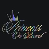 Prinses baby patroon auto decal reflecterende Laser vinyl auto sticker  grootte: 16.5 x 10.9 cm (laser)