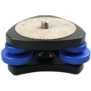 DLEV-3838 precisie Bubble level nivellering basis statief Hoofdplaat met 3/8 inch schroef & 3 instelknoppen voor statief bevestiging