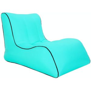 BB1803 opvouwbare draagbare opblaasbare bank enkele outdoor opblaasbare stoel  grootte: 100 x 80 x 70cm (lake green)