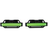 DM-013 2st Universal passen auto veiligheidsgordel Adjuster Clip riem riem klem schouder nek Comfort aanpassing kind veiligheid stop Buckle(Green)