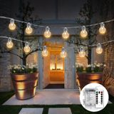 6m 20LEDs Pineapple String Lights Garden Indoor Holiday Decoration Lamp  Power: Battery+Afstandsbediening