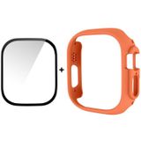 Voor Apple Watch Ultra 49 mm ENKAY 2 in 1 pc-hoes + volledige dekking 9H gehard glasfilm